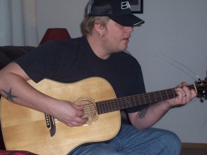 This is me playing the guitar.